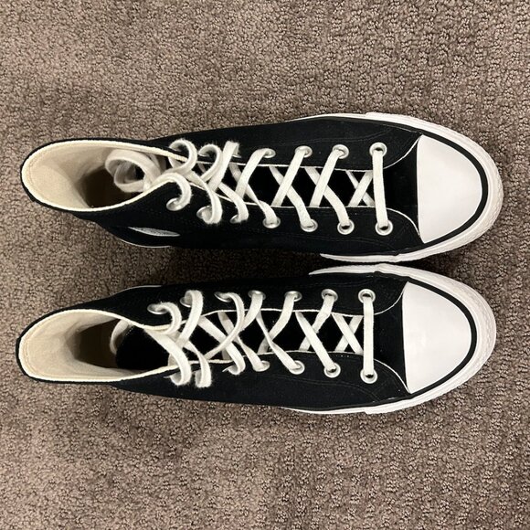 Chuck Taylor All Star Lift Platform Canvas Women's Shoe - Black - Picture 3 of 5